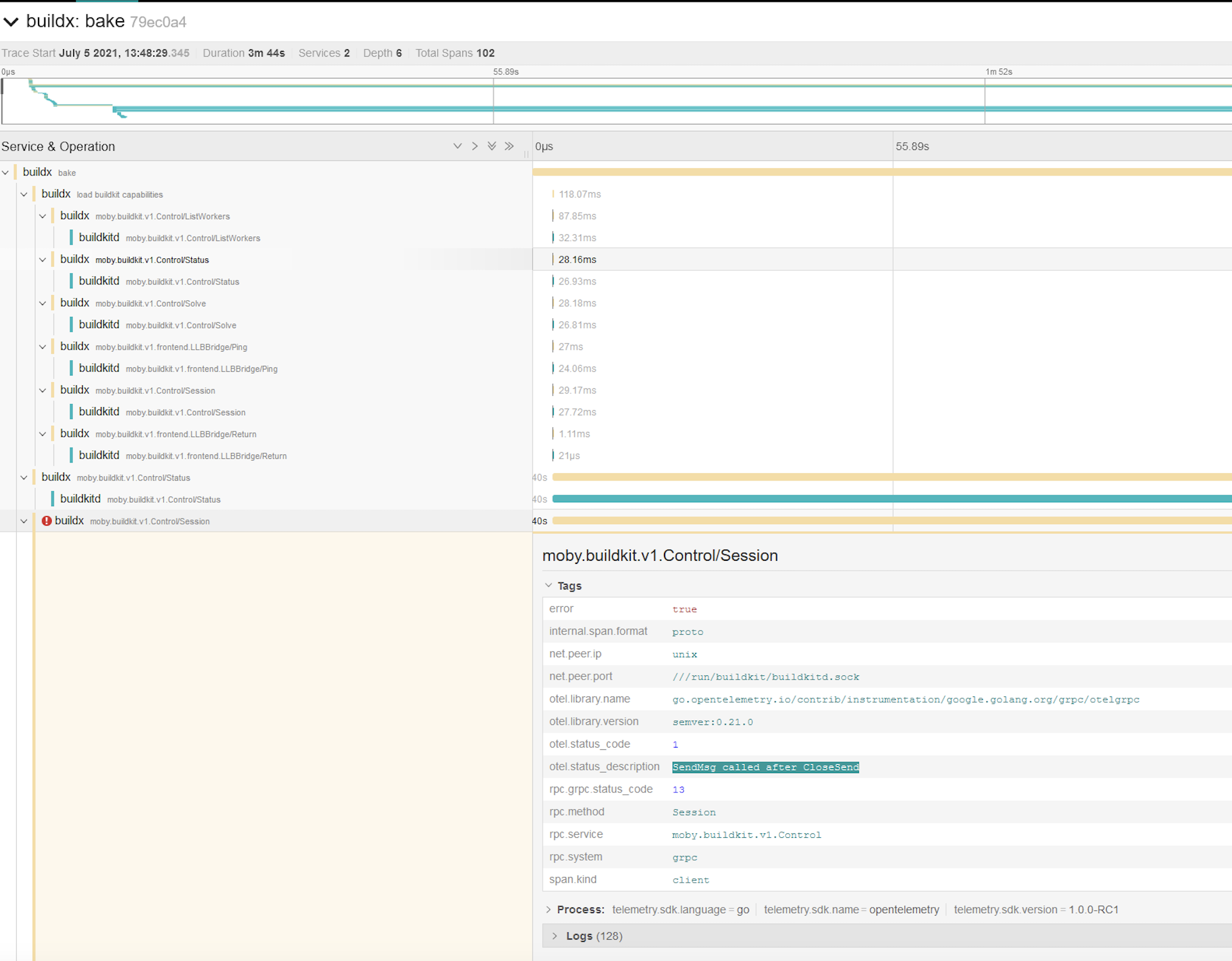 OpenTelemetry Buildx 烘焙